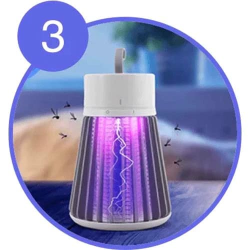 Lampe Anti-moustique Photocatalytique Uv Rechargeable Usb